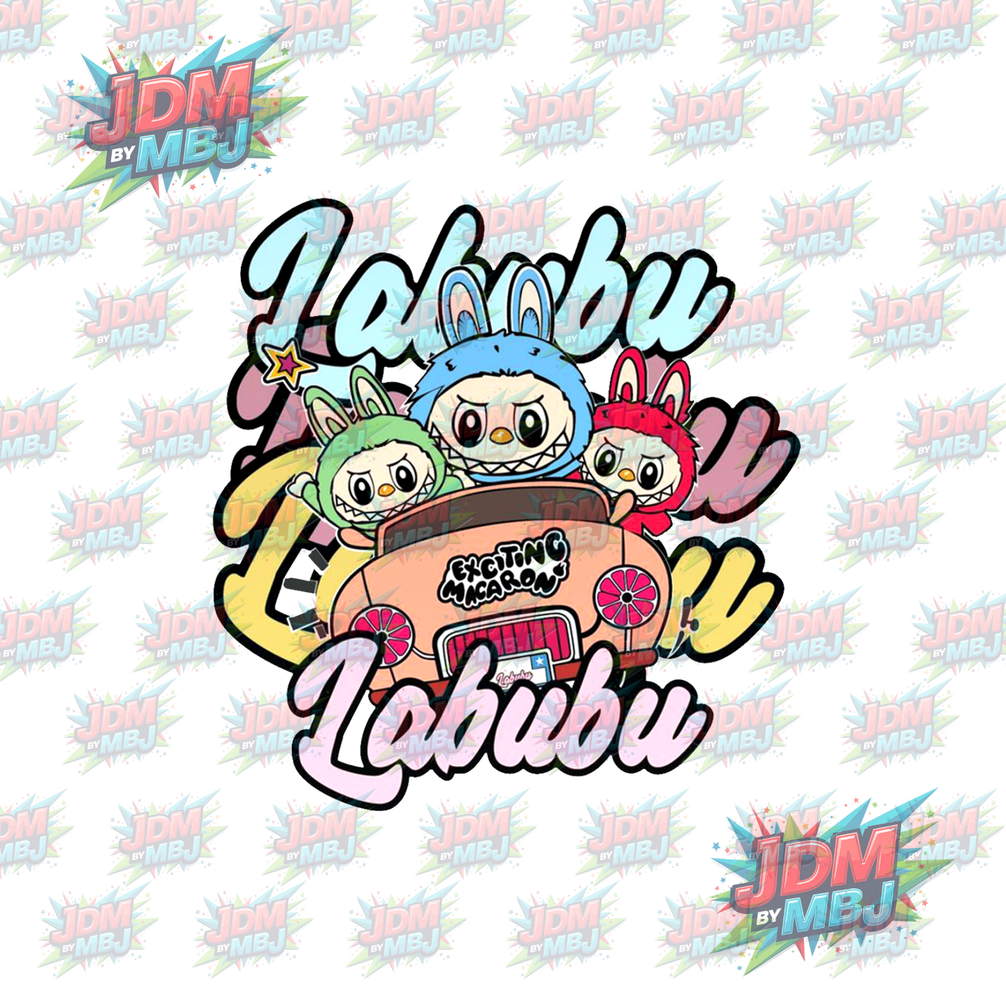Iron On - Labubu DTF 20cm