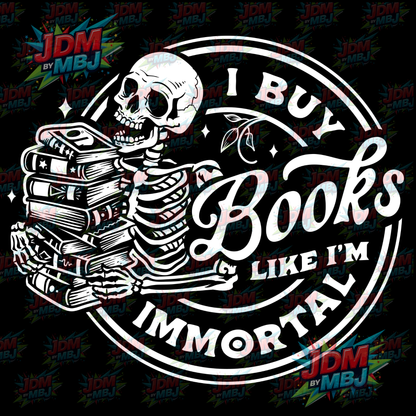 Iron On - I Buy Books Like... DTF 20cm
