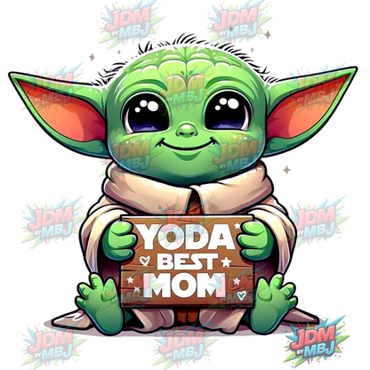 Vinilo termoadhesivo Baby Yoda DTF de 25 cm
