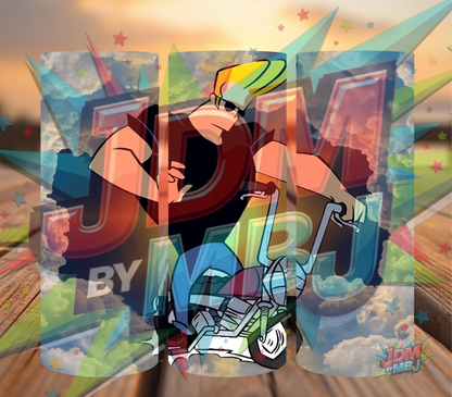 Inspirado en las impresiones de sublimación de Johnny Bravo