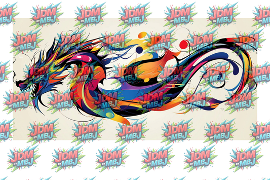 Inspired by Dragons Sublimation Prints