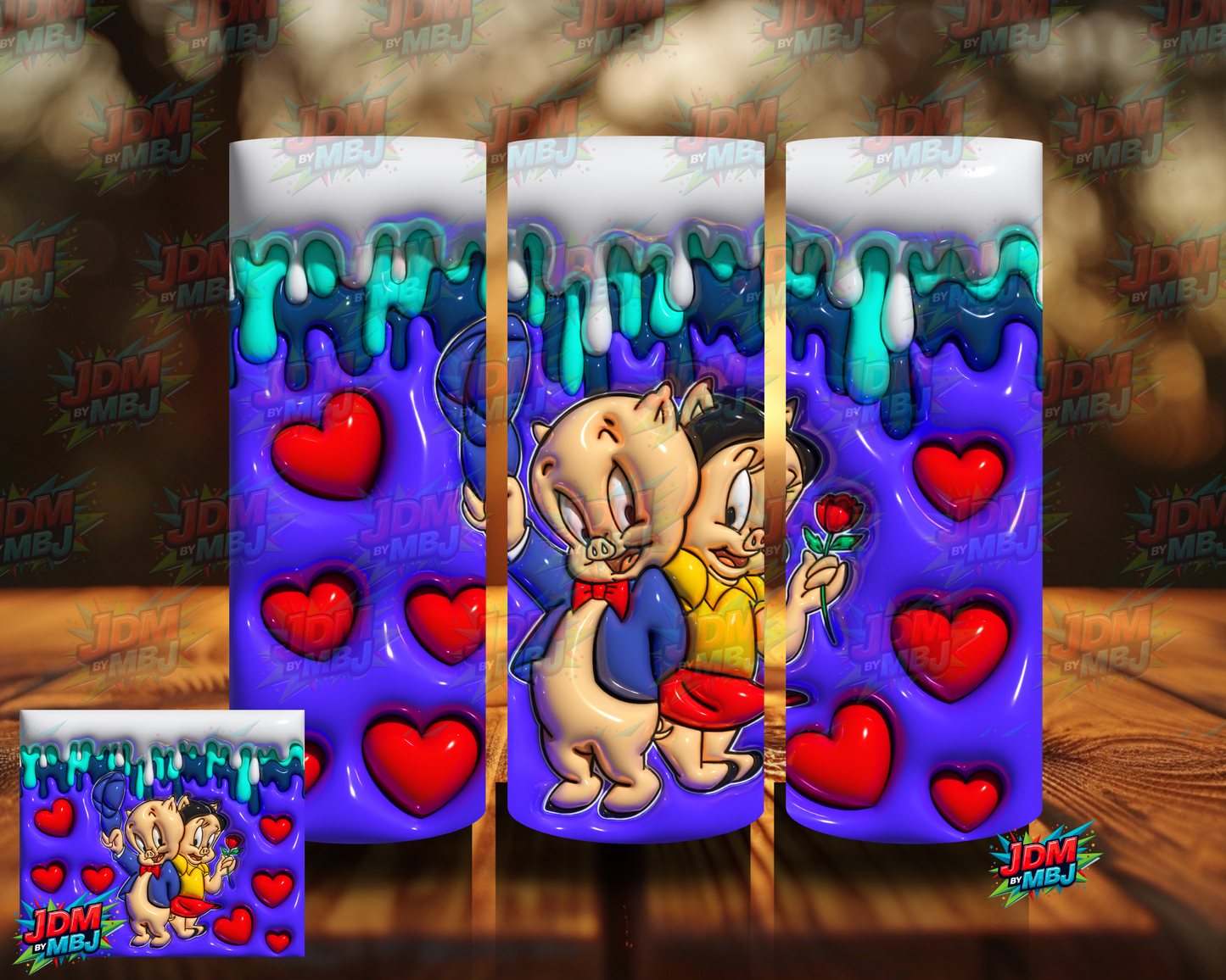 Inspired by Porky Sublimation Print