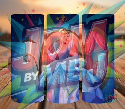 Inspirado en las impresiones de sublimación de Cenicienta