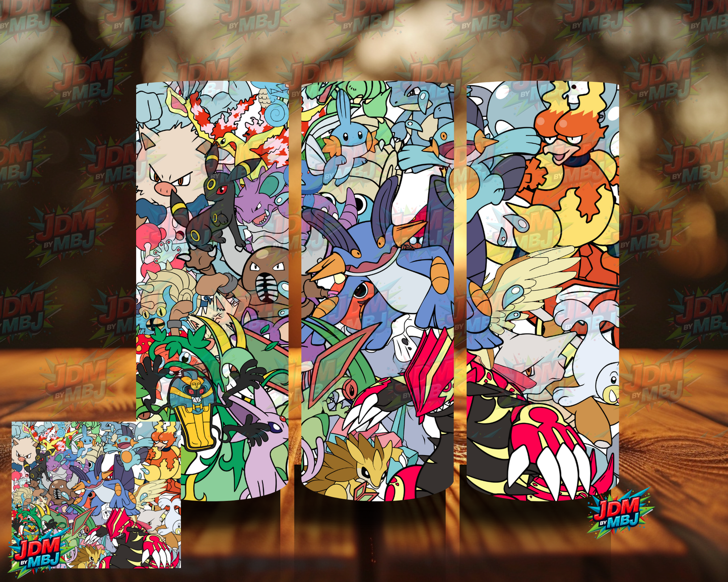 Inspired by Pokémon Sublimation Prints