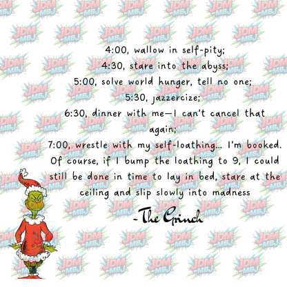 Inspired by Grinch Sublimation Prints