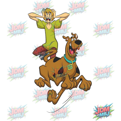 Vinilo termoadhesivo de Scooby Doo (DTF) de 25 cm