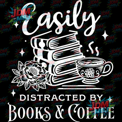 Iron On - Easily Distributed by Books & Coffee DTF 20cm