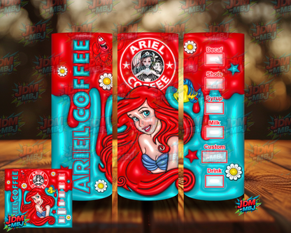 Bubble Style "Coffee" Sublimation Prints