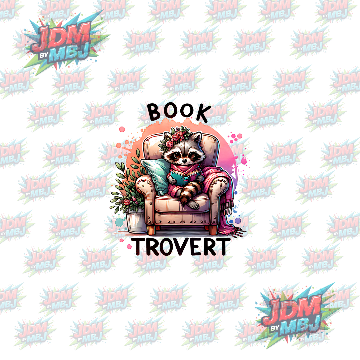 Iron On - Booktrovert DTF 20cm