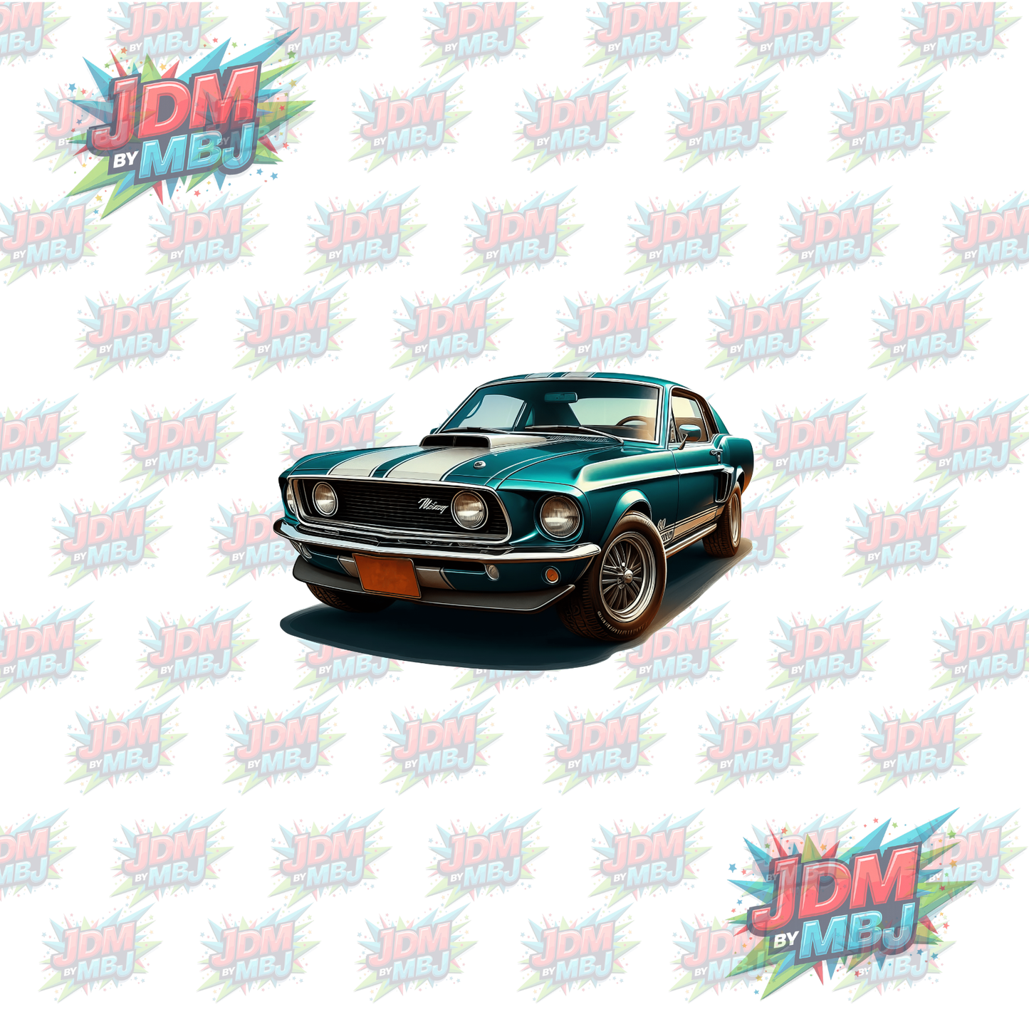 Iron On - Classic Vintage Cars DTF 20cm