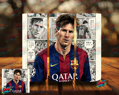Inspired by Messi Soccer Player Sublimation Prints