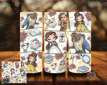 Inspired by Beauty & The Beast Sublimation Prints