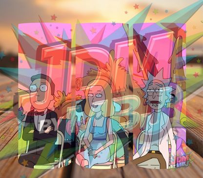 Inspirado en las impresiones de sublimación de Rick y Morty