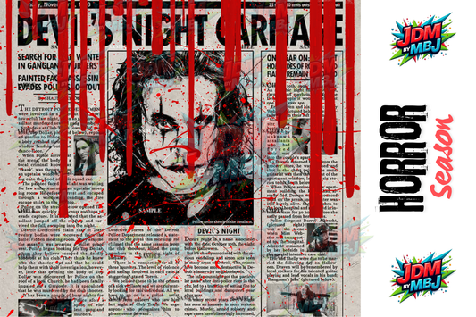 Inspirado en el terror [Volumen 1] Impresiones por sublimación