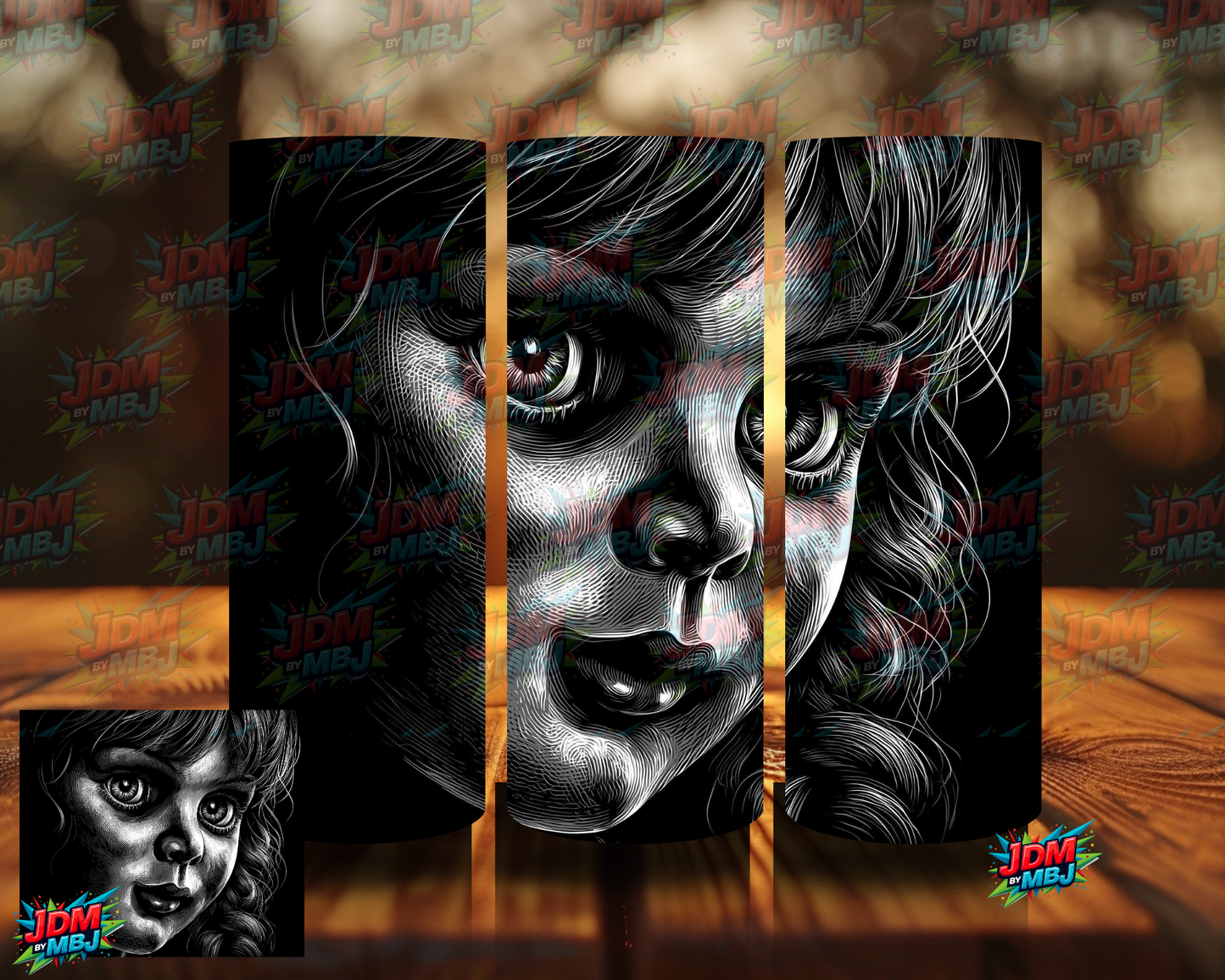 Inspired by Annabelle Black & White Sublimation Prints