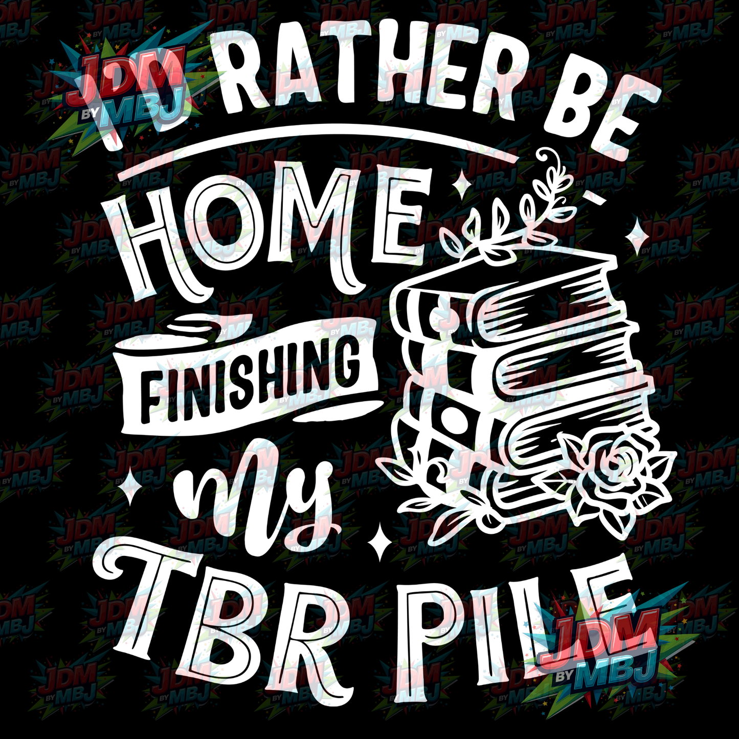 Iron On - I'd Rather Be Home... DTF 20cm