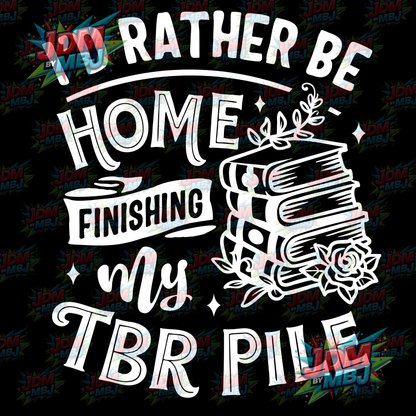 Iron On - I'd Rather Be Home... DTF 20cm