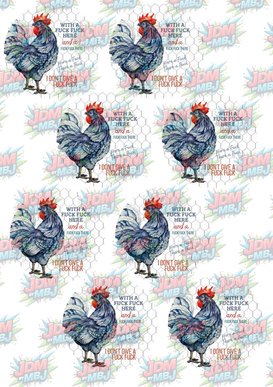 Inspired by Chicken 18+  Coasters Sublimation Prints