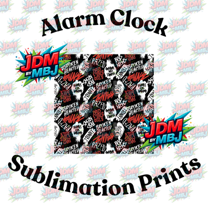 Inspired by 101 Dalmatian Alarm Clock Sublimation Prints