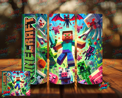 Rhinestone Minecraft 20oz Sublimation Prints