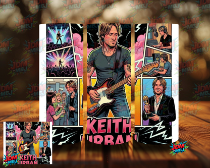 Inspired by Music Artist Cartoon Sublimation Prints