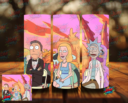Inspired by Rick & Morty Sublimation Prints
