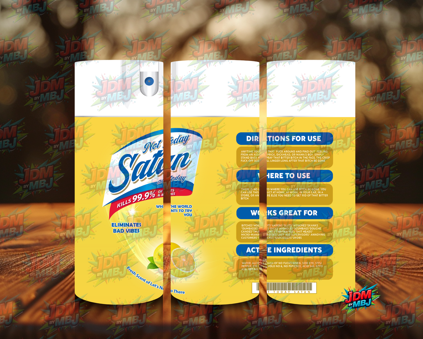 Inspired by Not Today Satan Sublimation Prints