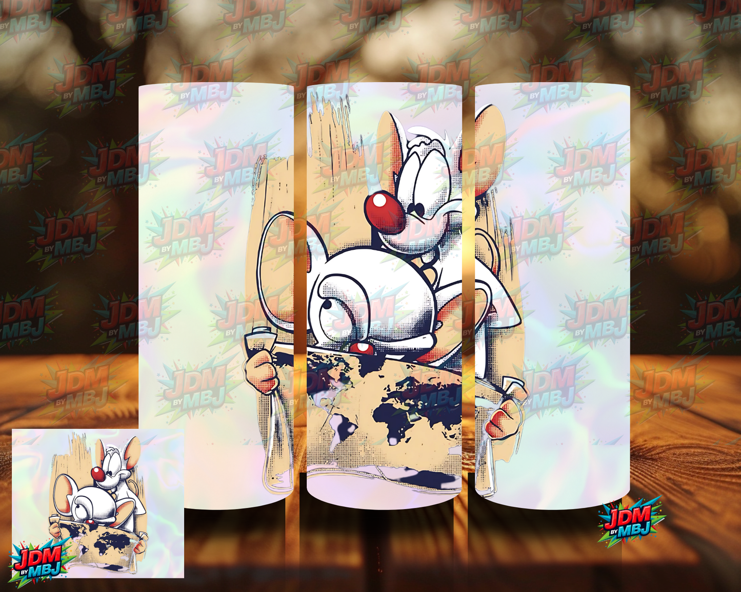 Inspired by Pinky & The Brain Sublimation Prints