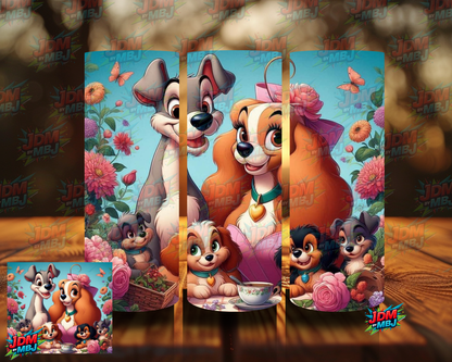 Inspired by Lady & The Tramp Sublimation Prints