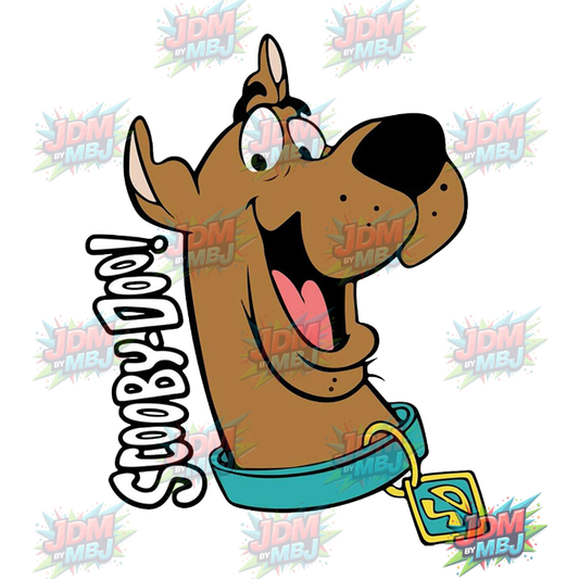 Vinilo termoadhesivo de Scooby Doo (DTF) de 25 cm