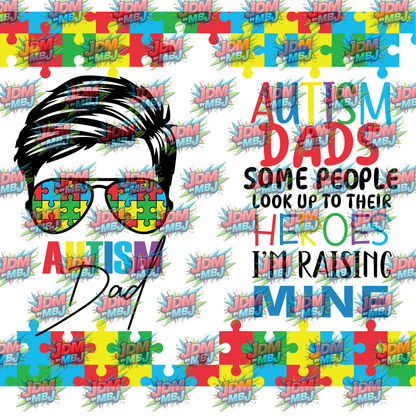 Inspired by Autism Awareness Sublimation Prints