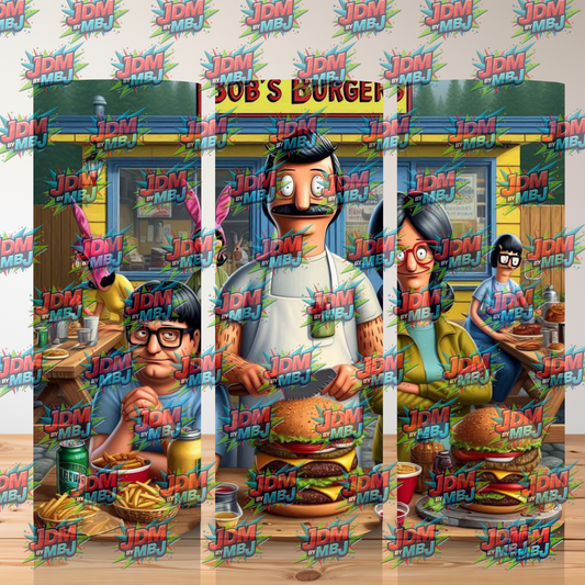 Inspired by Bob's Burgers Sublimation Prints