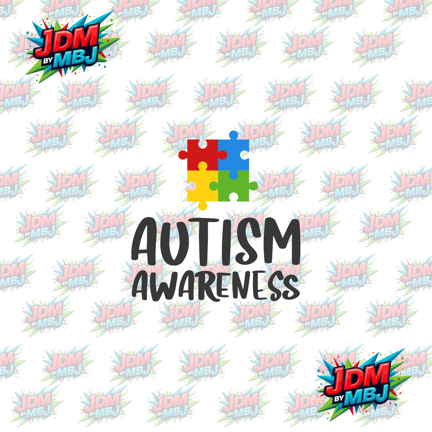 Iron On - Autism Awareness DTF 20cm