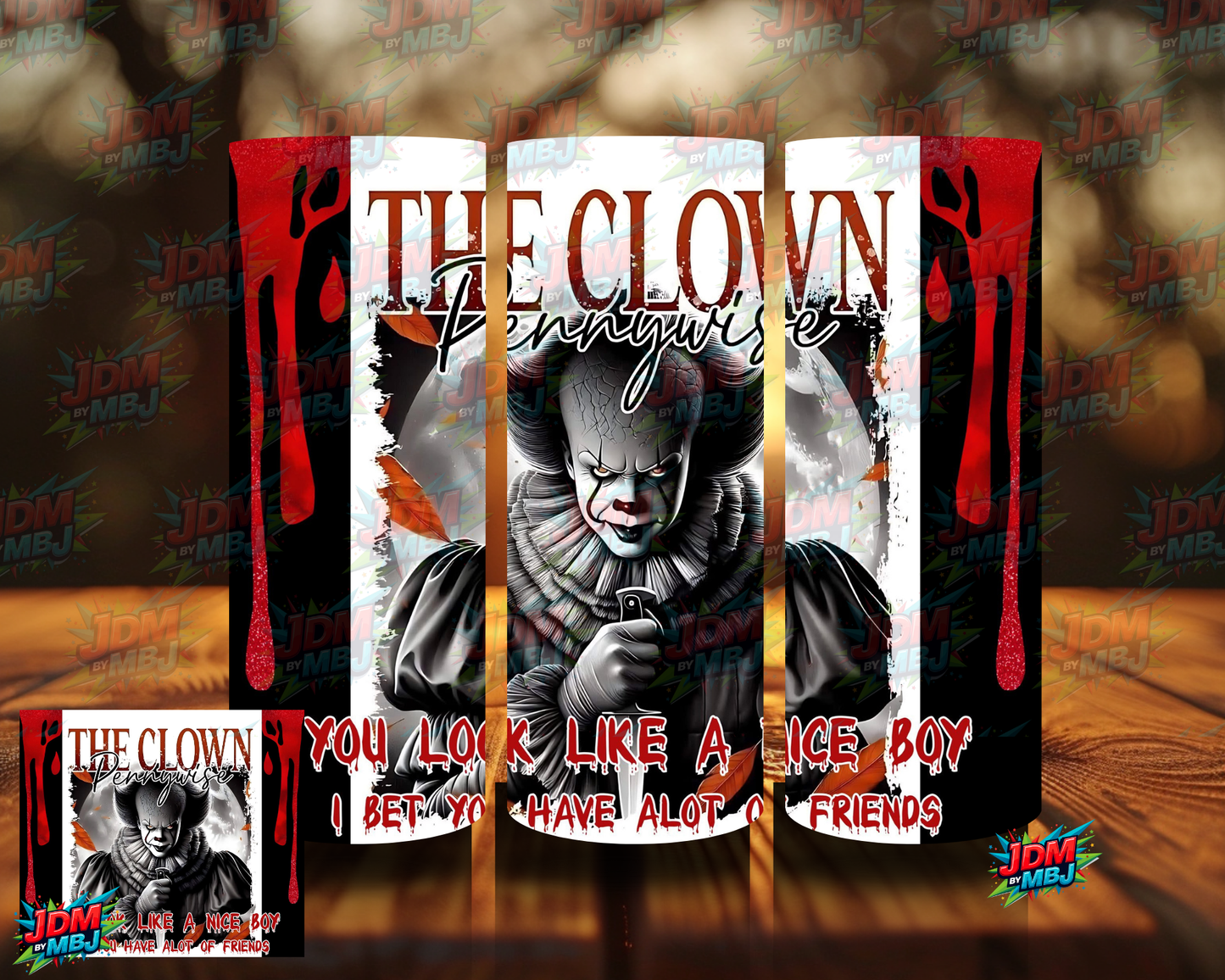 Inspired by Pennywise (IT) Sublimation Prints