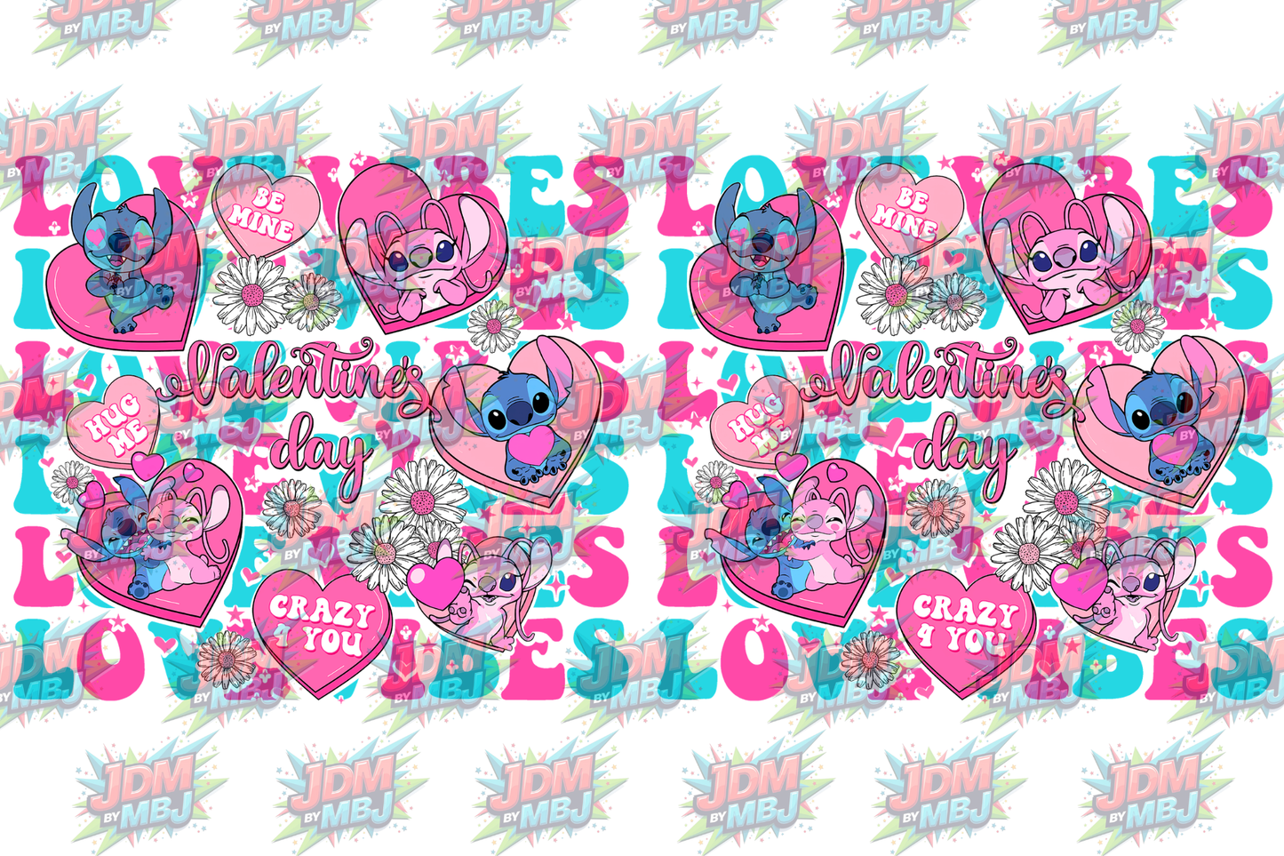 Stitch & Angle "Love Vibes" UV Wrap