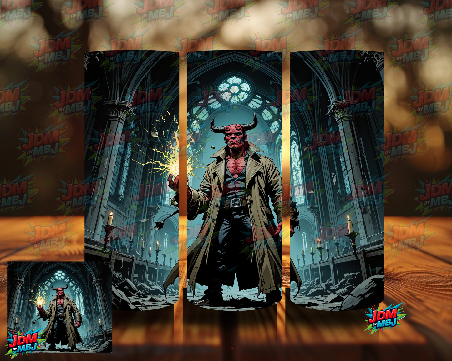 Inspired by Hell Boy Sublimation Prints