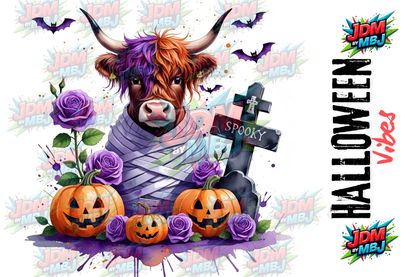 Inspirado en las impresiones de sublimación de Halloween