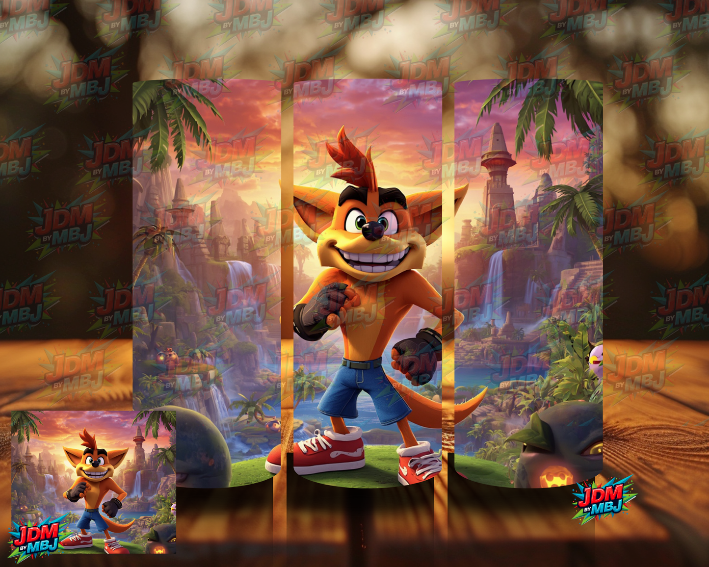 Inspired by Crash Bandicoot Sublimation Prints