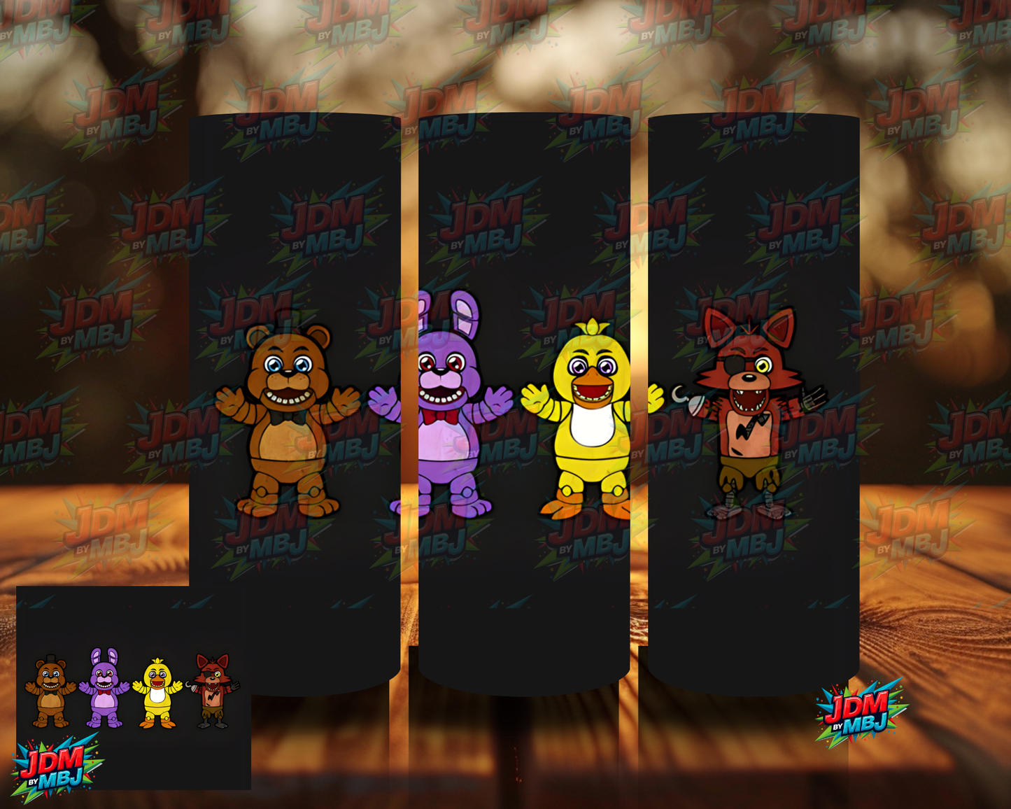 Inspired by Five Nights of Freddy Sublimation Prints