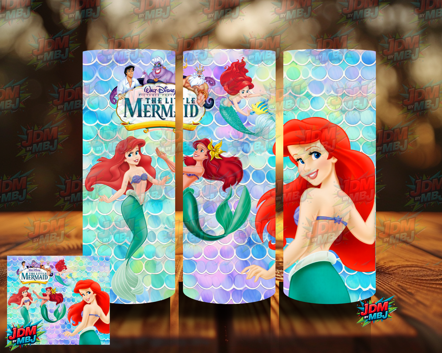 Inspired by The Little Mermaid Sublimation Prints