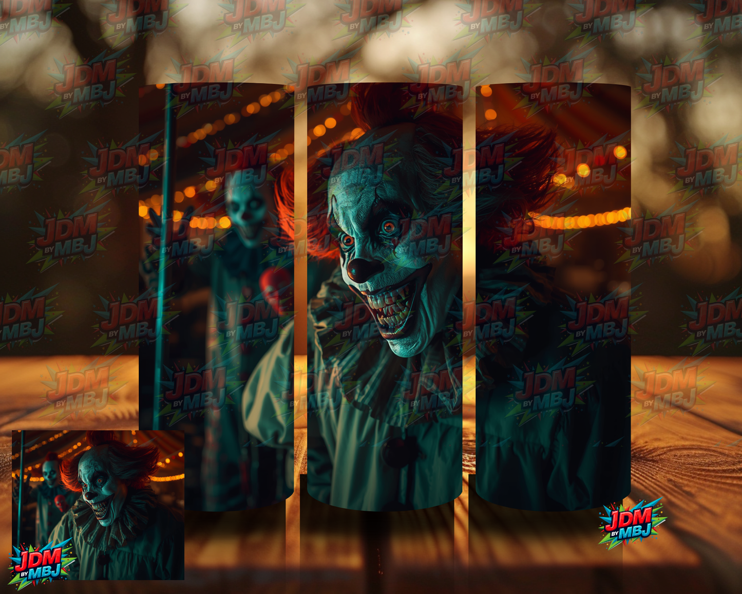 Inspired by HORROR Clowns 2.0 Sublimation Prints
