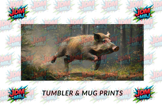 Inspired by Wild Pigs [Volume 54]  Sublimation Prints