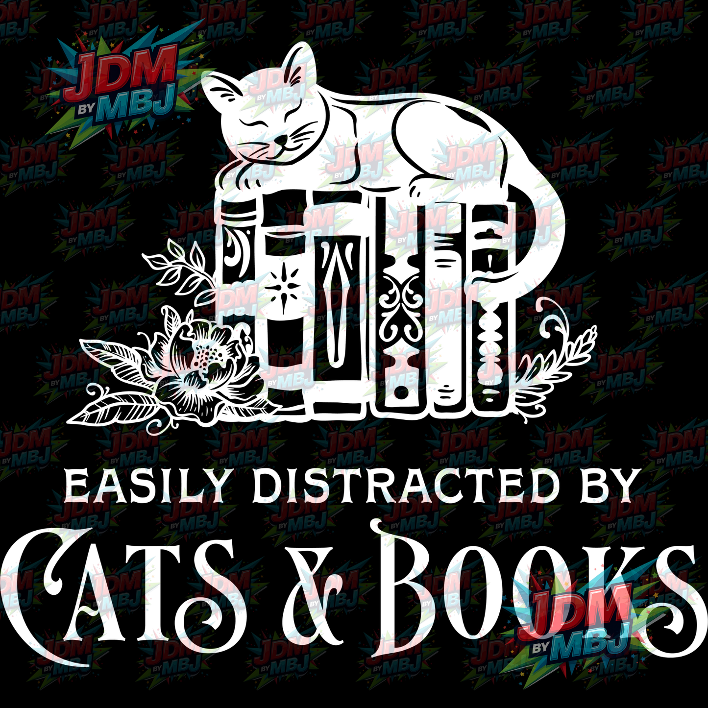 Iron On - Easily Distributed (Cat) DTF 20cm