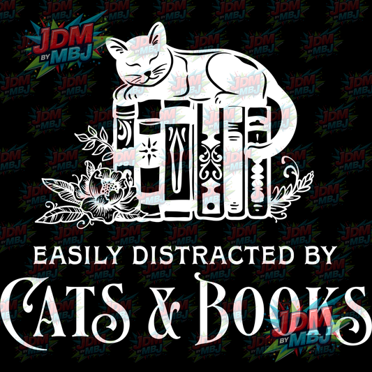 Iron On - Easily Distributed (Cat) DTF 20cm