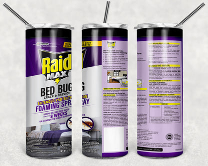 Inspired by RAID Spray Can's Sublimation Prints