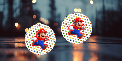 Impresiones de sublimación de posavasos de Super Mario (8 por página)