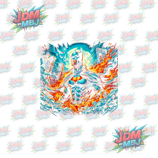 Iron On - Superhero Halftone DTF