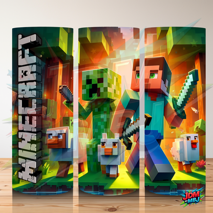 Inspirado en las impresiones de sublimación de MineCraft