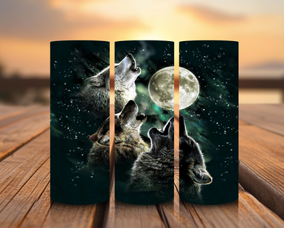 Inspirado en impresiones de sublimación de lobos