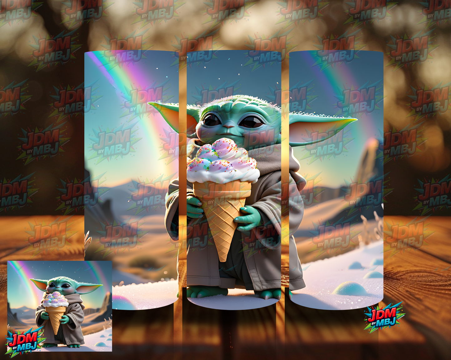 Inspired by Yoda Sublimation Prints